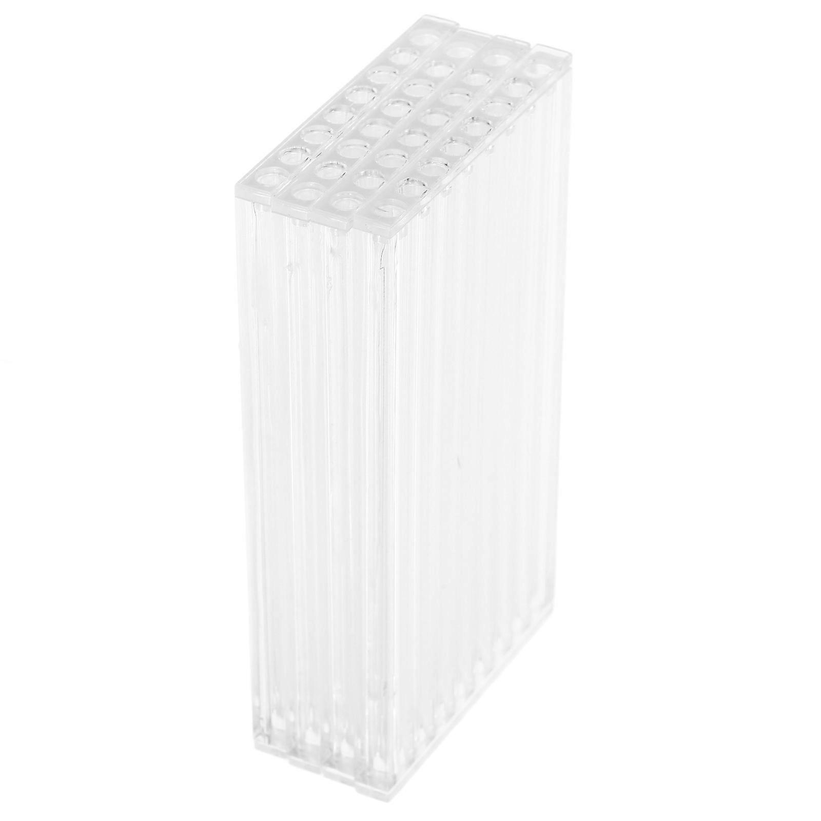 Clear Experimental Storage Tubes for Incense Use 4Pcs Transparent Plastic Tubes