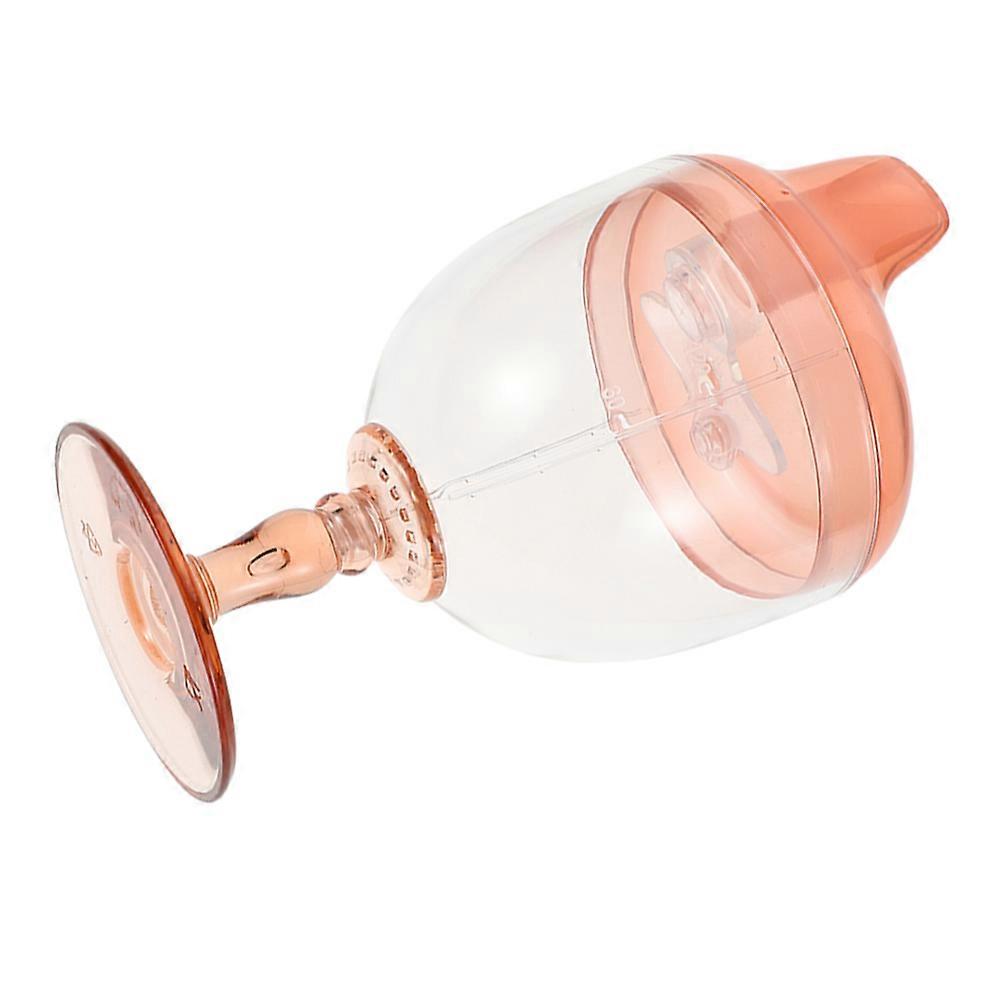 Cute Plastic Goblet for Baby Feeding Spill Proof Cup