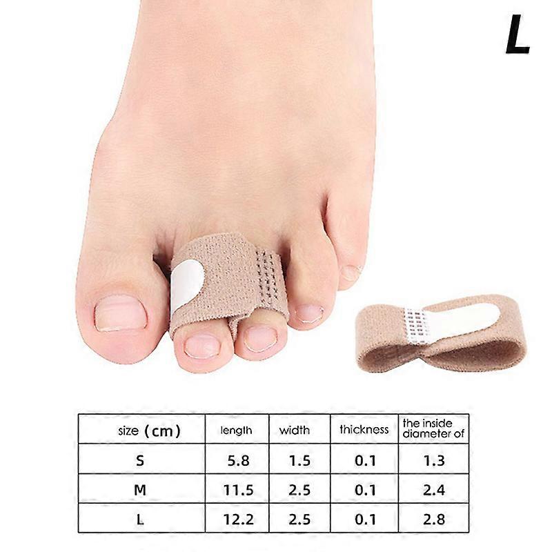Fabric Toe Finger Straightener Hammer Toe Hallux Valgcom Corrector Bande Toe Separator Splint Wraps Foot Stretcher Care Tool