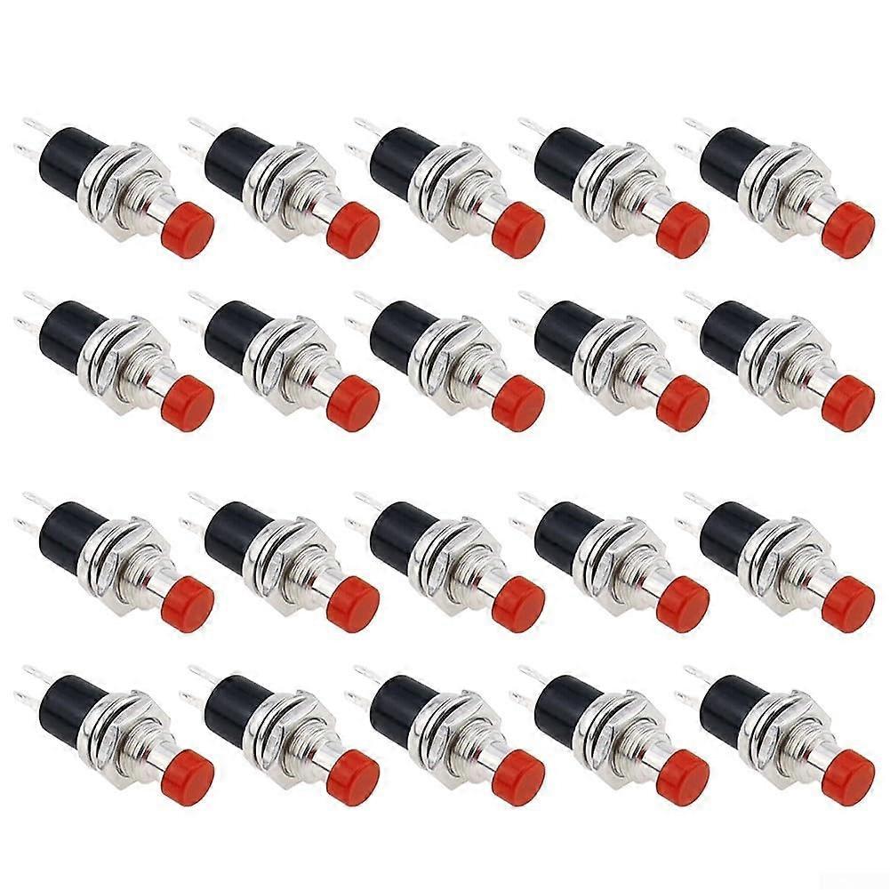 Momentary Push Button Switches Red Pack Of 10 Or 20  Universality Fitment Reliable