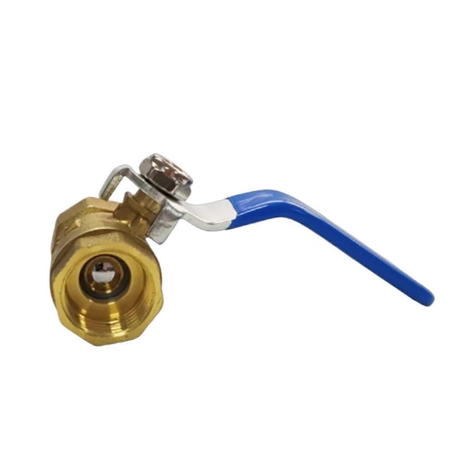 Copper Body Ball Valve DN15 DN20 DN25 DN32 DN40 DN50 Water Pipe Switch with Thickened Extended Factory Outlet