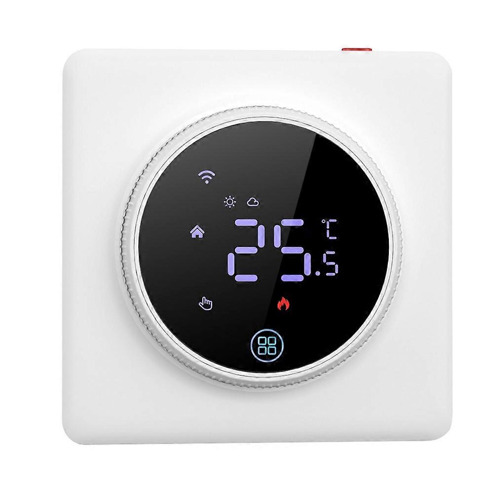 Tuya WiFi Knob Thermostat with Voice Control Remote Control App Programmable Thermostat Switch,A
