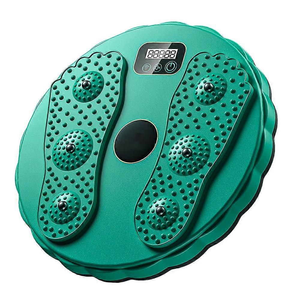 Disque de taille torsad�� avec ��cran LCD ��lectronique, Base antid��rapante, Massage des pieds, planche torsad��e Ab, entra?neur de noyau multif