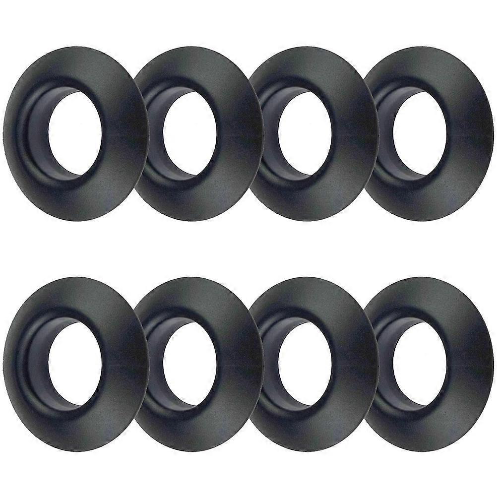 Boat Accessory Kayak Drop Ring for Paddle Control 16Pcs Set Black