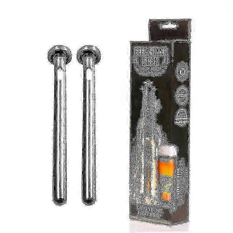 Stainless Steel Beer Chiller Stick 2pcs Set
