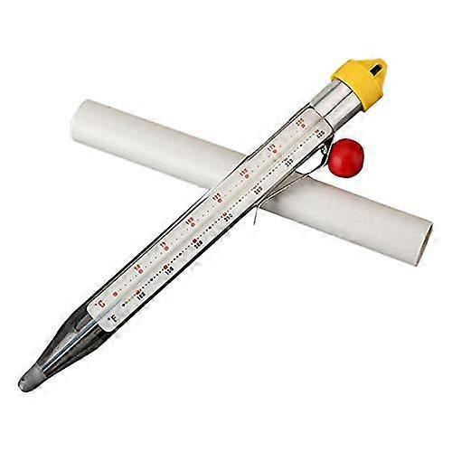 Candy Thermometer for Cooking Jam and Sugar with Easy Read Display and Adjustable Pan Clip