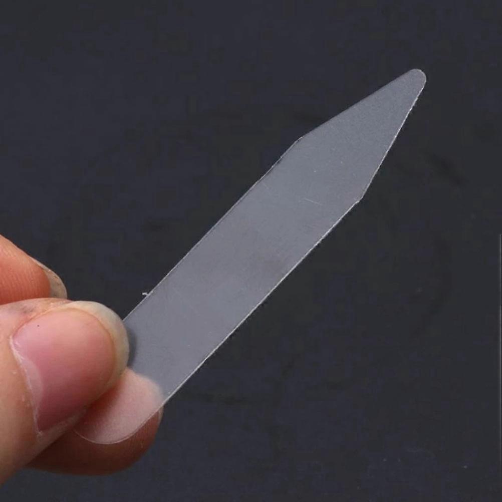 Wrinkle Prevention Collar Protectors Transparent 7CM Simple 400Pcs