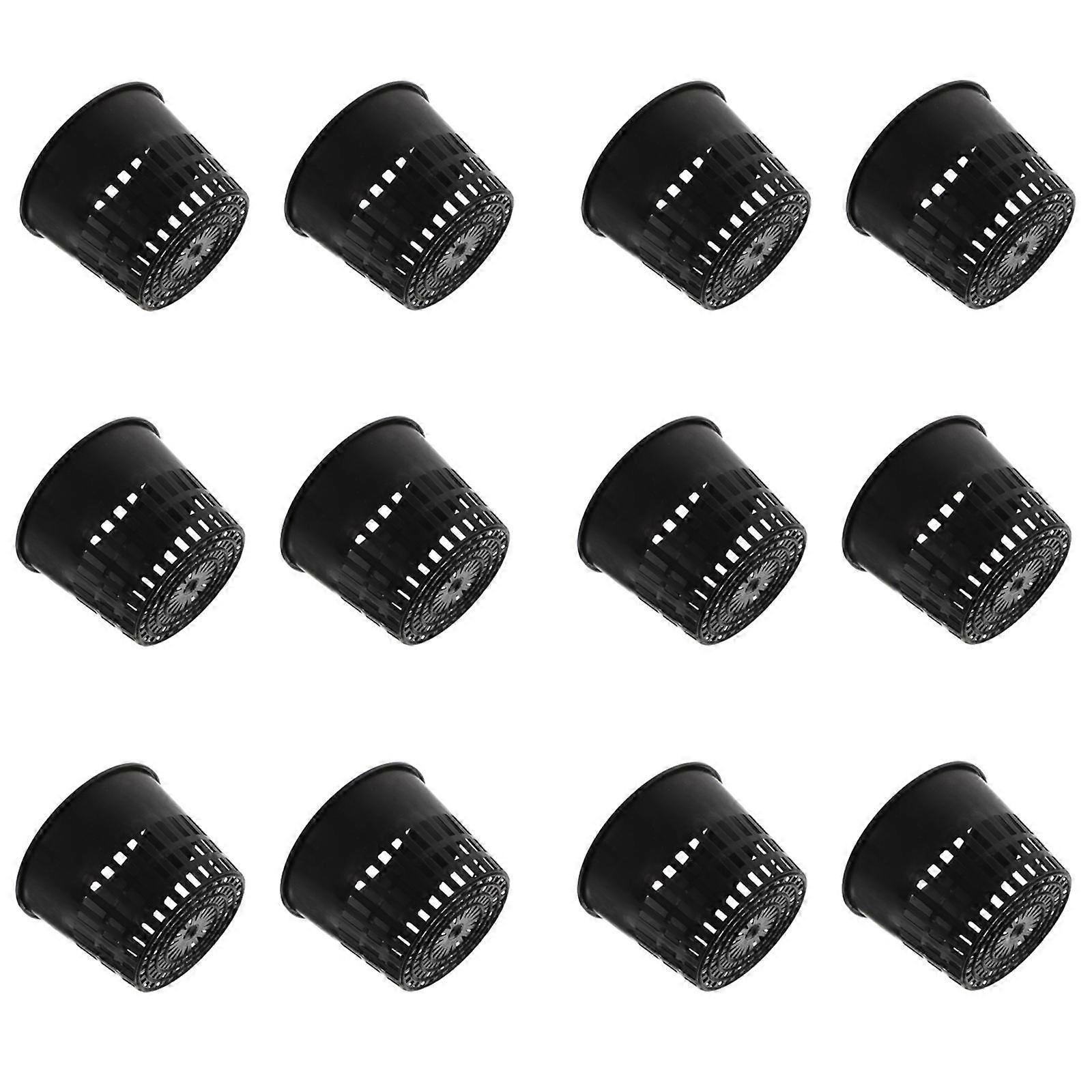 Planting Mesh Basket for Hydroponic Garden Use 30Pcs Plastic Baskets