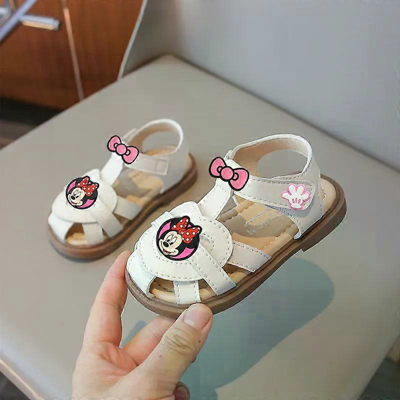Disney princess Beach Shoes Children's Soft Sole slippers Mickey Mouse Girls Sandals Summer New Cute Baby toddler Shoes