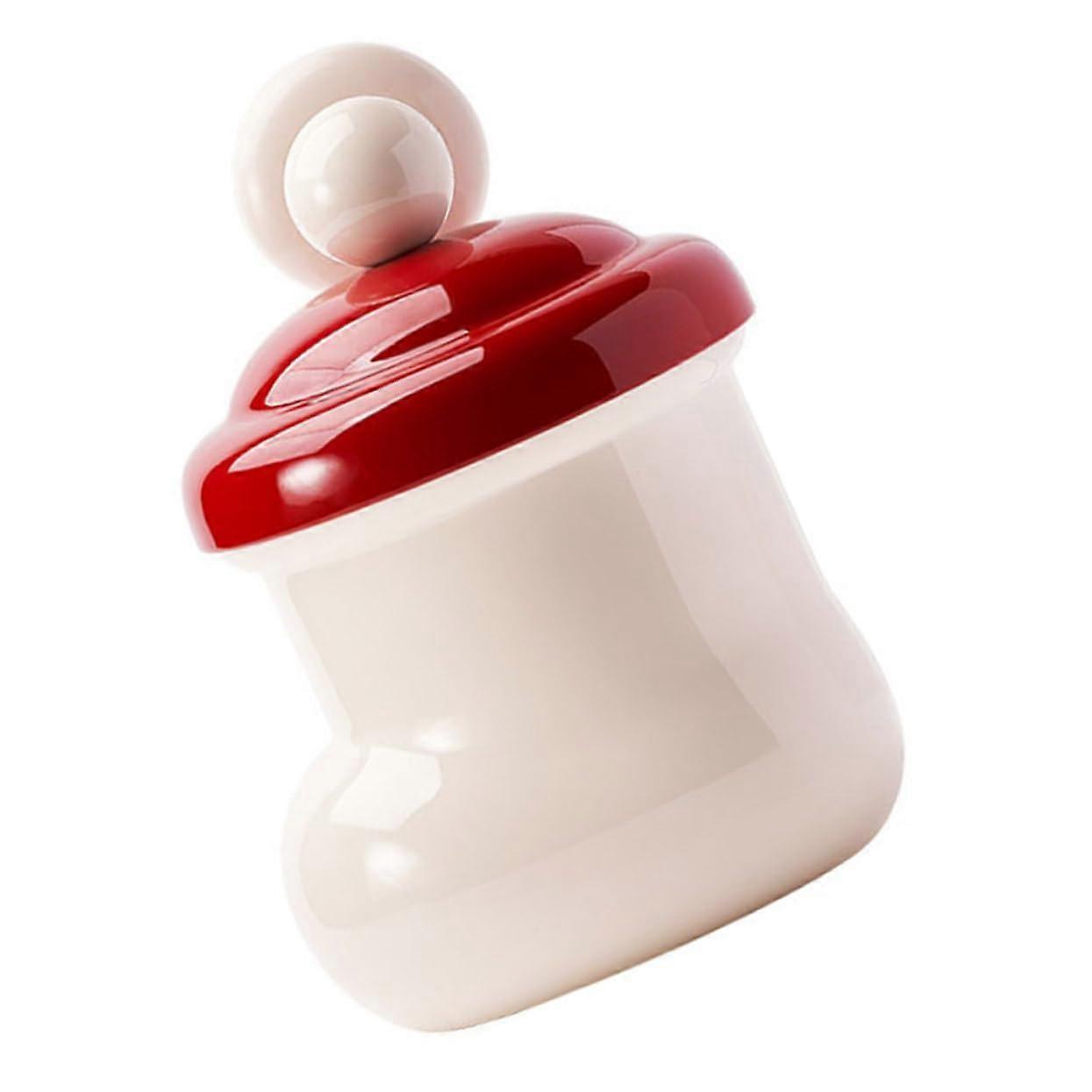 Wall Mounted Trash Can with Lid Compact Mini Bin Cute Boot Design for Kitchen or Bathroom