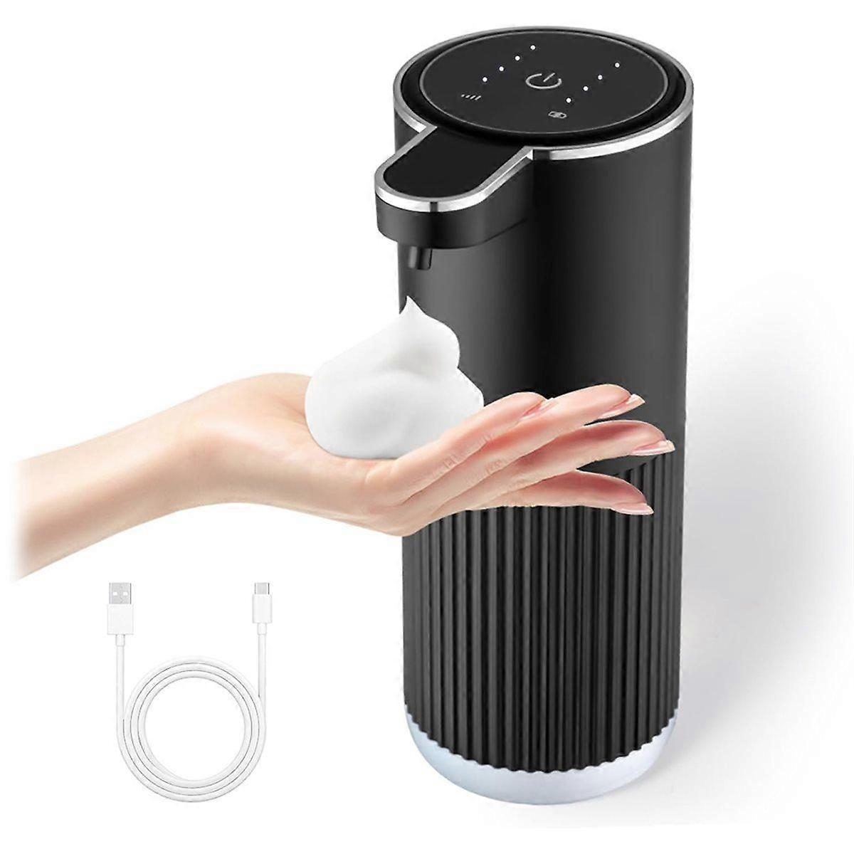 350ml Multifunctional Automatic Soap Dispenser Touchless Foam Dispenser 4 Level Wall Mount Hands Fre