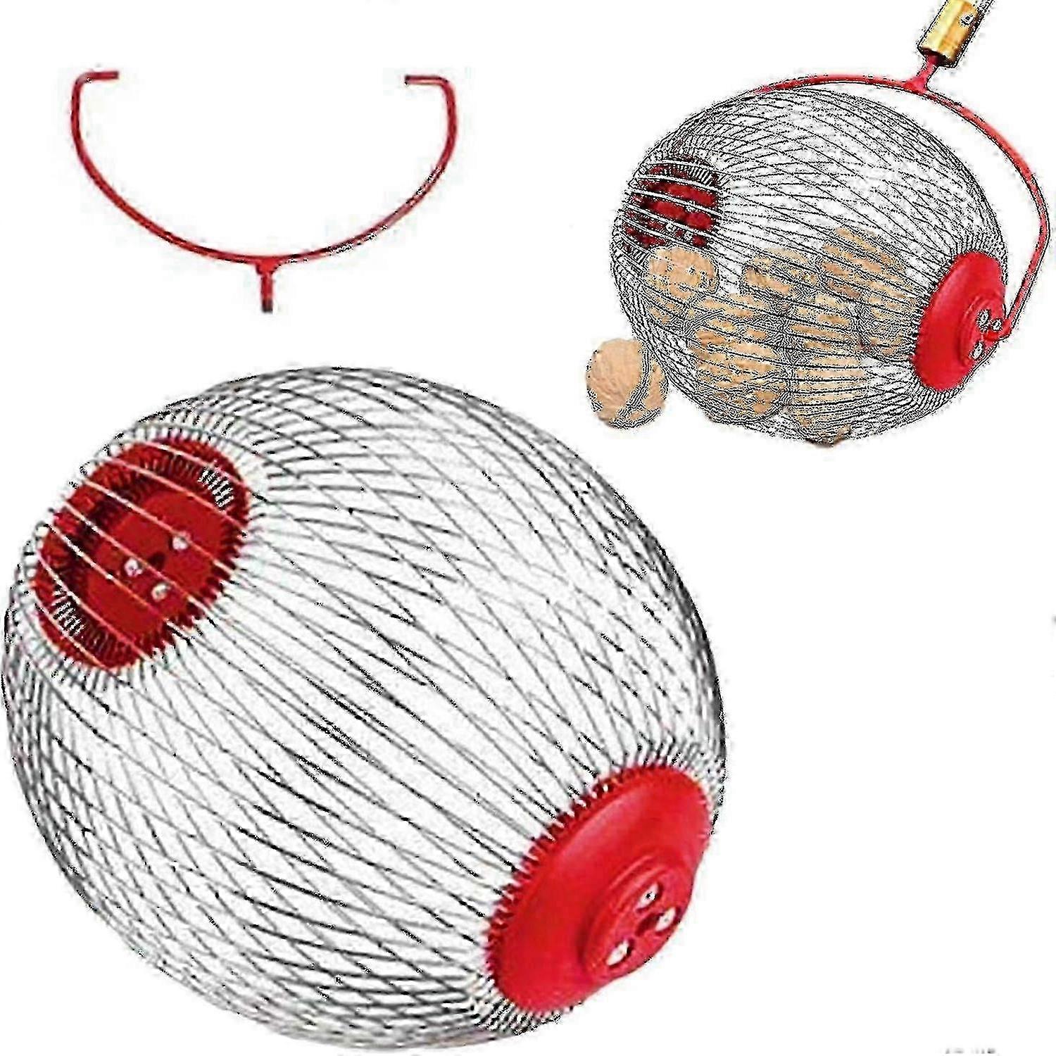 Nut Gatherer Acorn Picker Upper - Side Opening Dump Walnut Picker Upper Roller Pinecone Picker