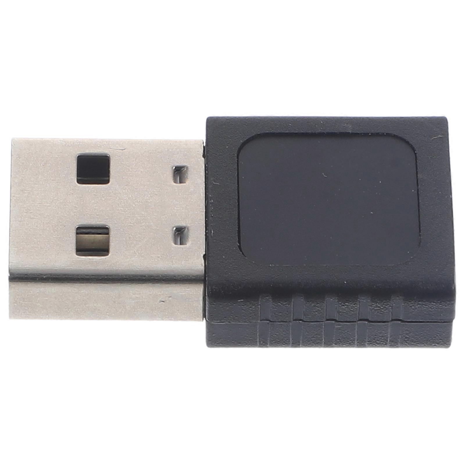 Fingerprint Password Device USB Fingerprint Logger For Office Use Black 1.5X2.7CM Rectangular Shape Encryption 1Set
