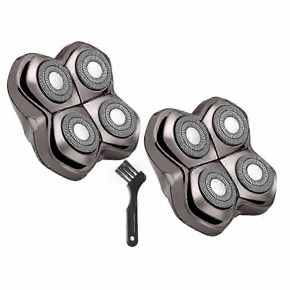 4-Pack Replacement Shaver Heads, Compatible with Multi-Model Series, Floating Design for Precision Shaving