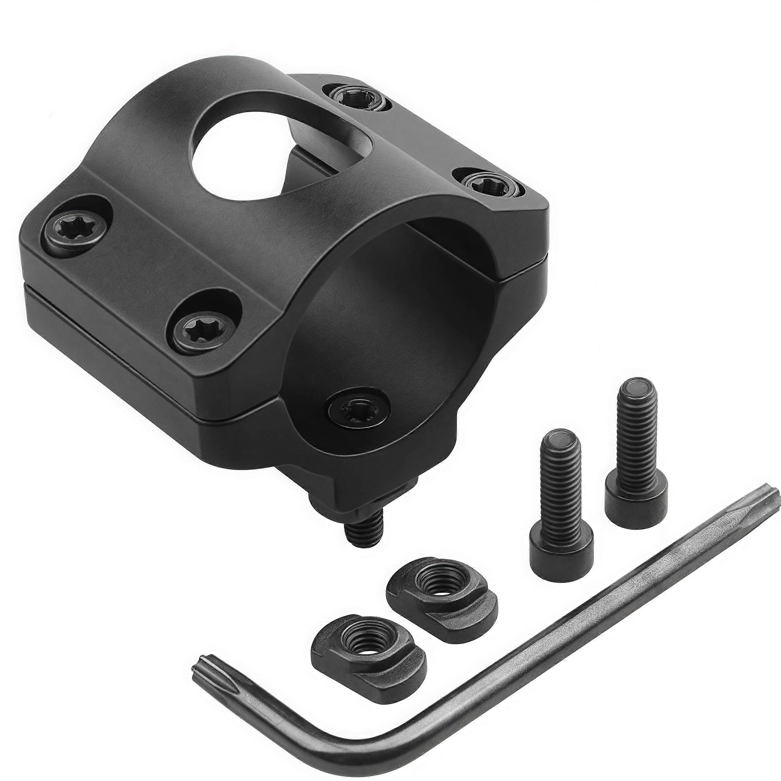 Flashlight Mount 1 Inch 25.4mm Scope Ring Holder for MIOK Rail, Durable Lightweight Design