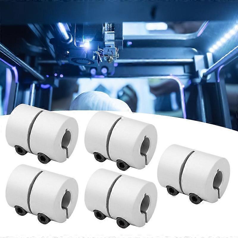 Printer for Shaft Servo Alloy 5Pcs Coupling Aluminium Connector 3D Coupler