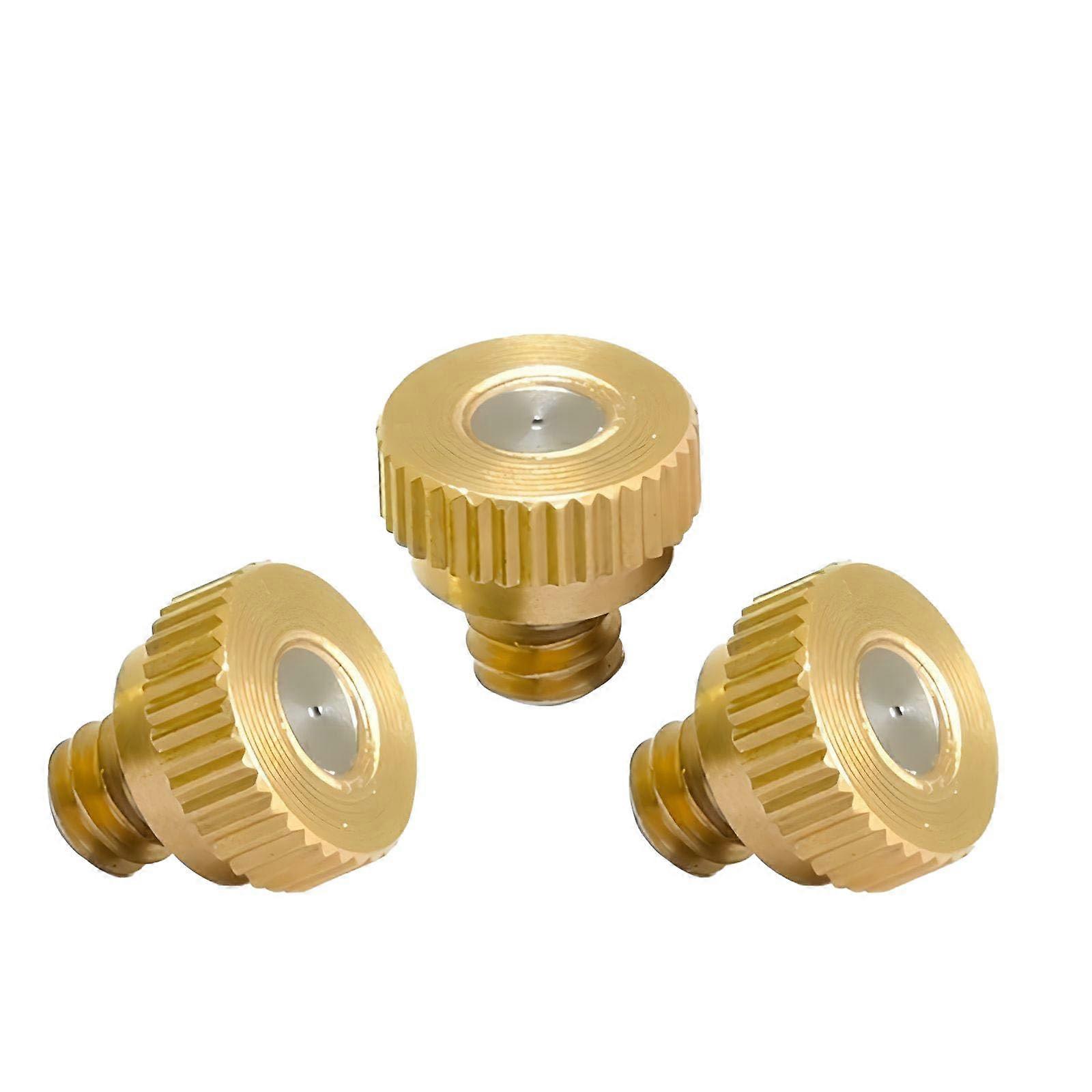 50pc 0.2mm Brass Misting Nozzles 10/24 UNC Low Pressure Atomizing Spray for Outdoor Cooling