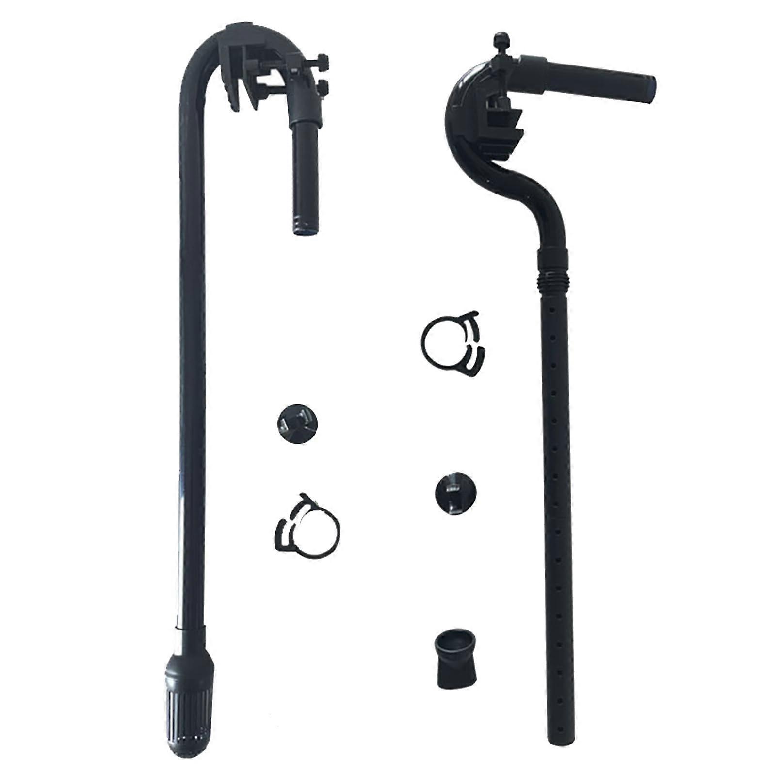 Aquarium Filter with Inlet and Outlet Pipes for Effective Water Circulation and Secure Threaded Connection