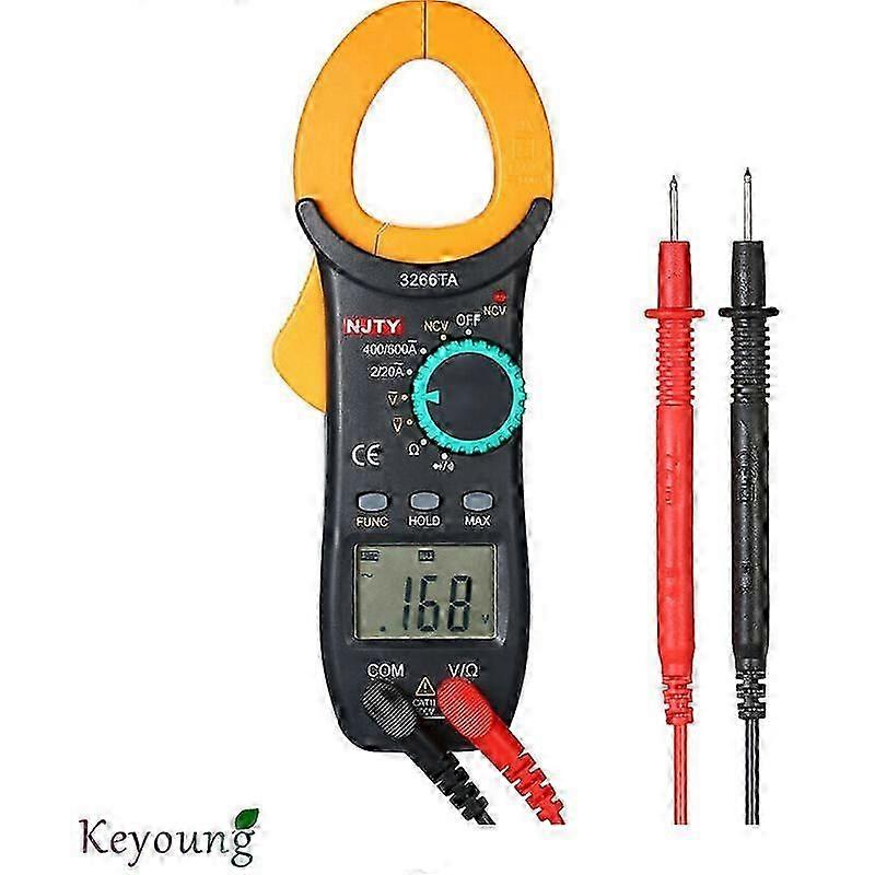 Digital Clamp Meter, Auto Range, 2000 Counts - Audible Continuity Capacitance