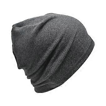 Gorro de inverno, acessório quente para outono e inverno, ideal para basquete, beisebol e esqui. Cinza escuro.
