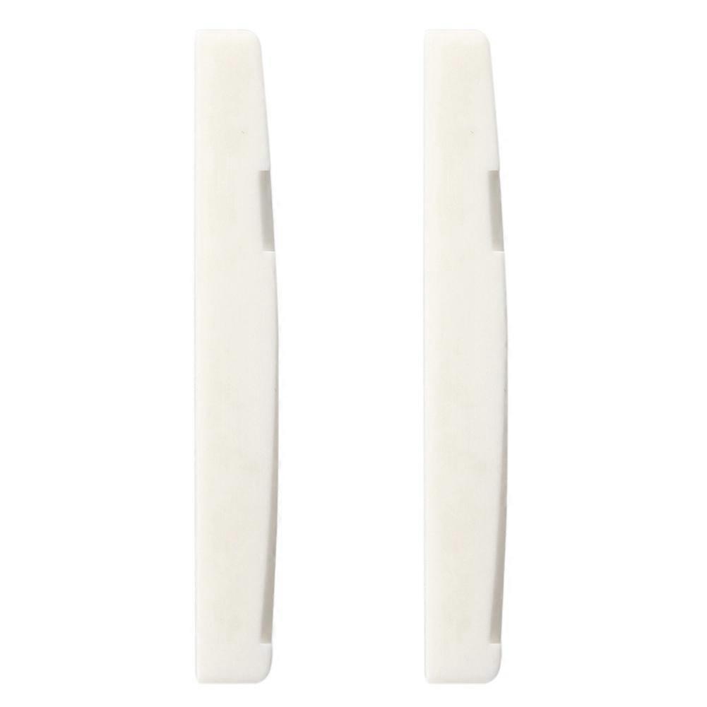 2X Folk Saddle Bridge Bone Bone Guitar Saddle