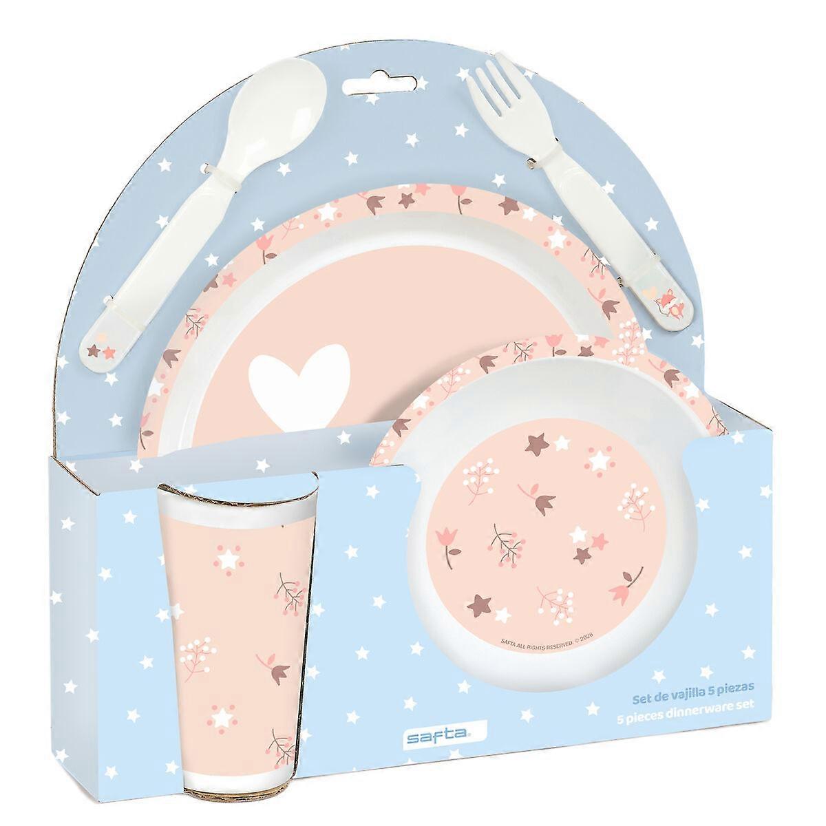 Children’s Dinner Set Safta Flores PVC