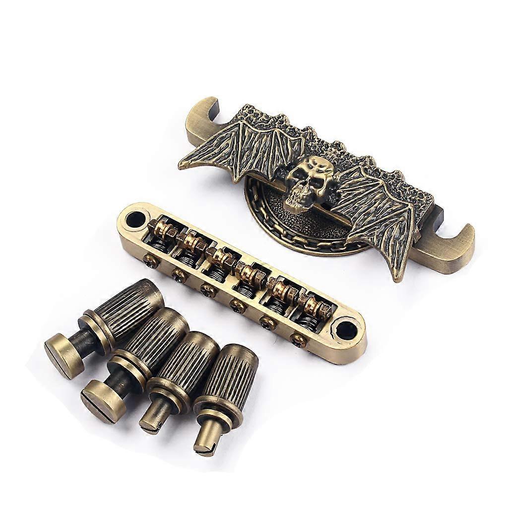 Bridge and Tailpiece Set Tuneomatic Replacement Durable Metal Stable Tuning for Les Paul