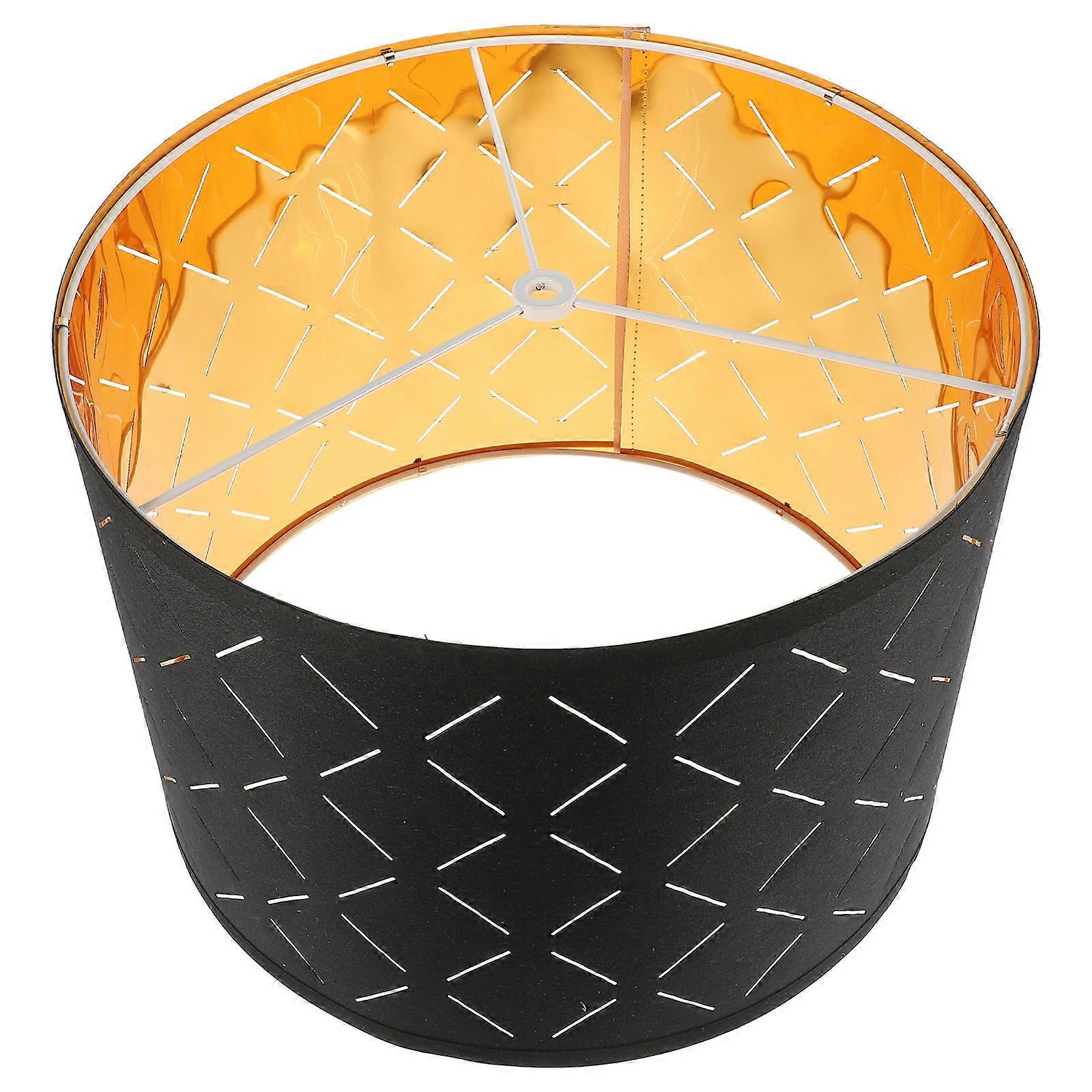 Black Lamp Shade Household Ceiling Lamp Cover for Replacement 2Pcs