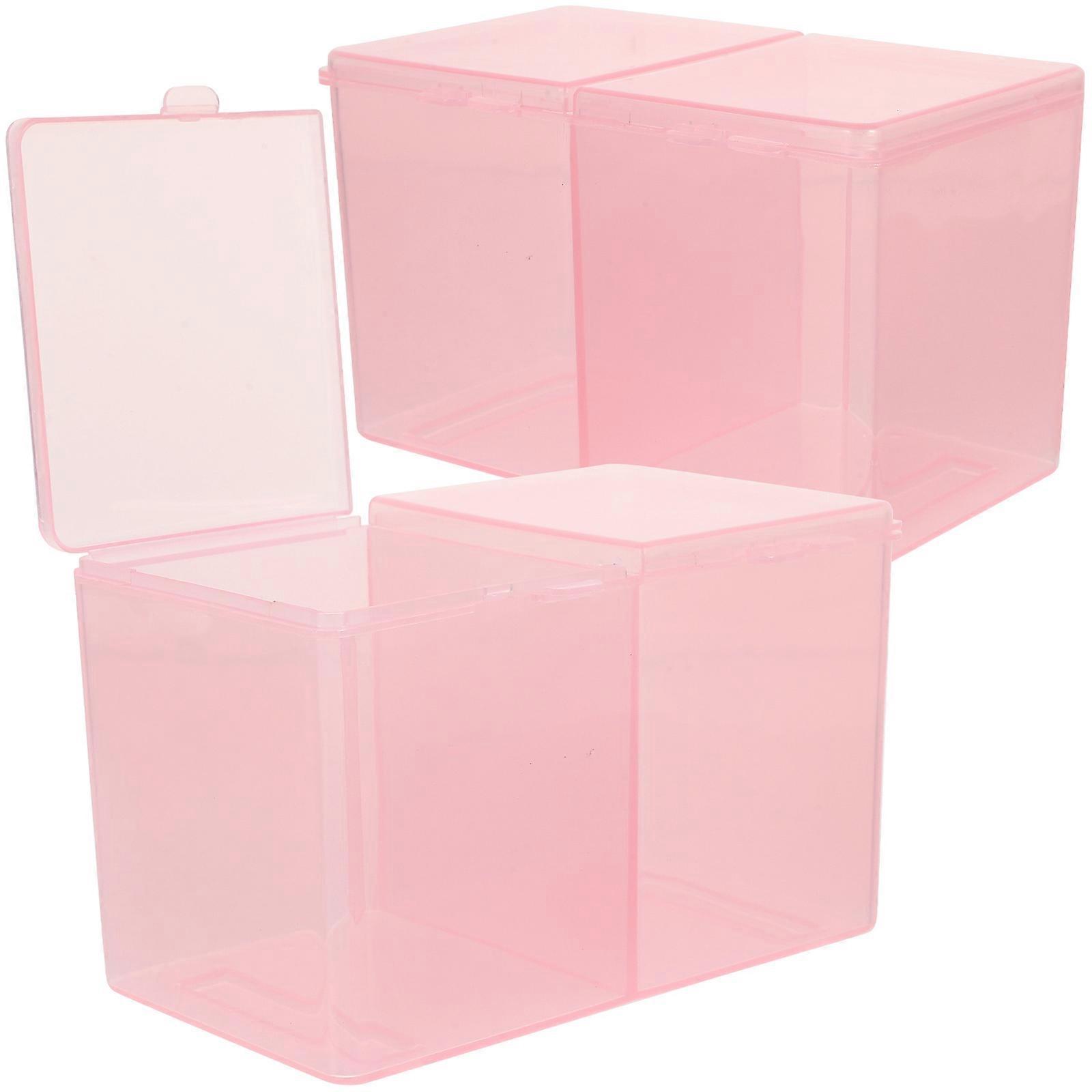 Makeup Cotton Storage Case for Storage Use 2Pcs Box