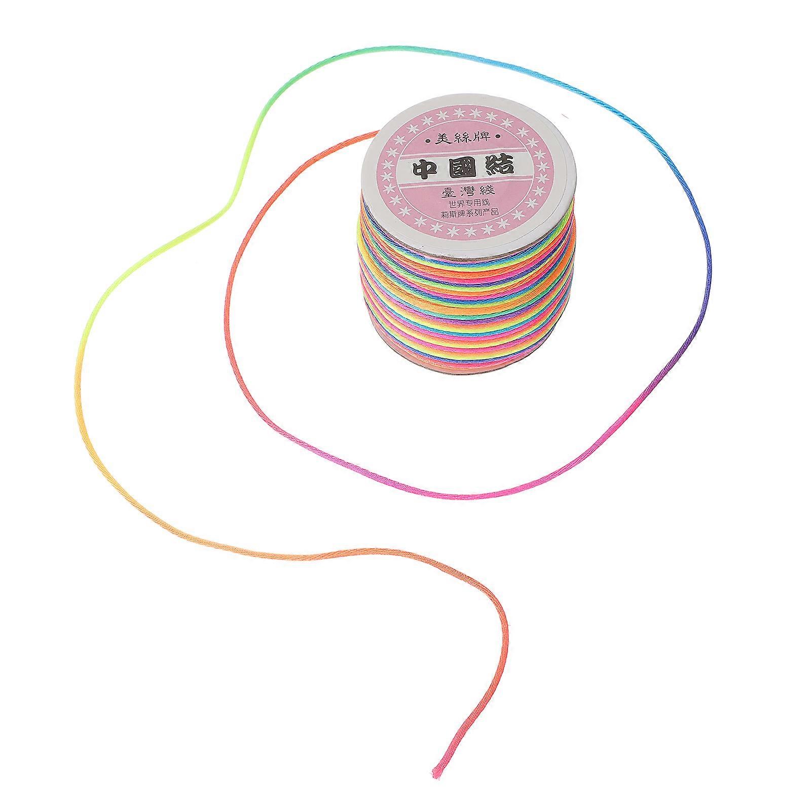 Colored Cord For Bracelets Beading Thread Craft Projects 45m 2mm Polyester Necklace Making 1Pcs