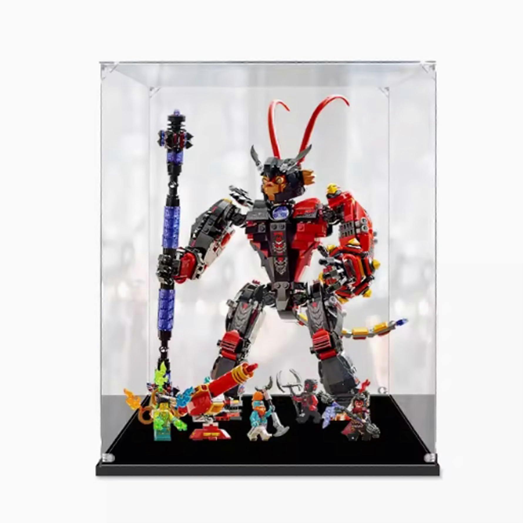 Display Case for  80033 Mech Model, Clear Stackable Acrylic Box, Dustproof Waterproof Protection