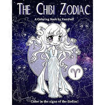 Der Chibi-Tierkreis: Ein Kawaii-Malbuch von YamPuff mit den astrologischen Sternzeichen als Chibis