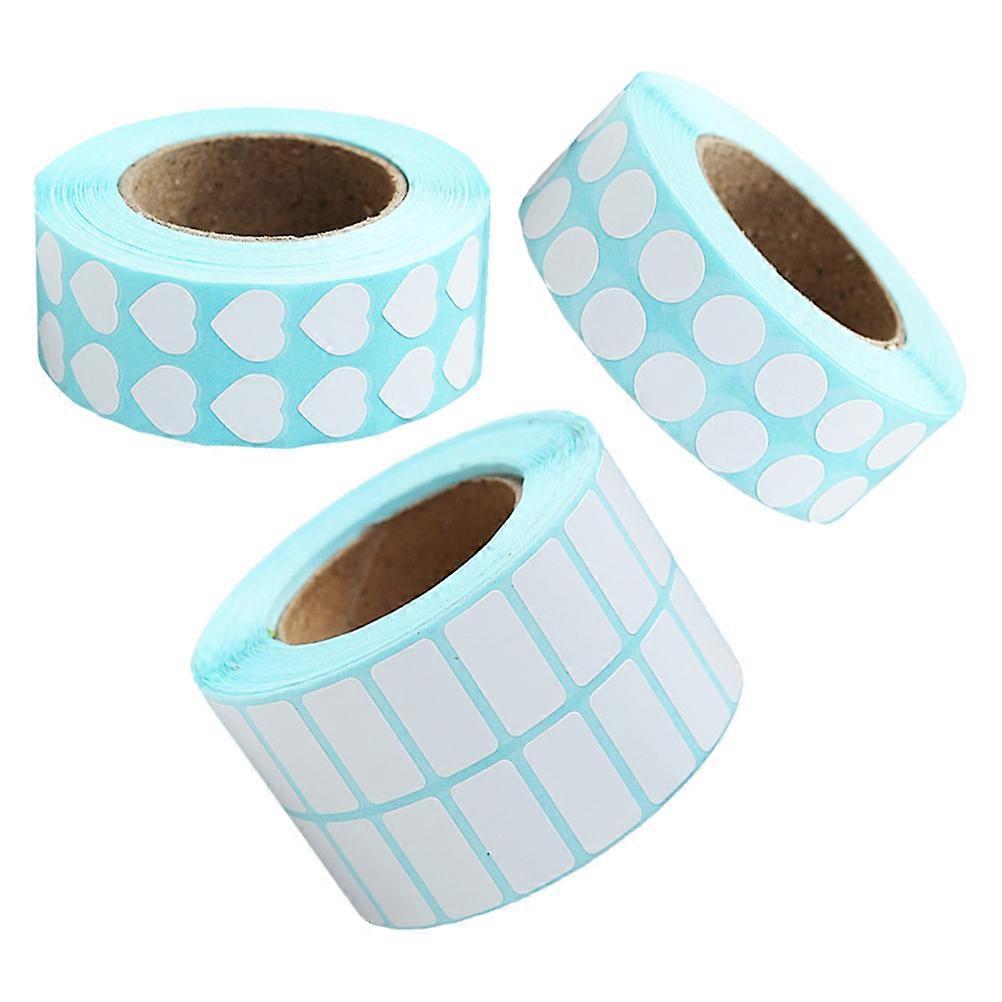 Blank Sticky Labels for Home Use Sticker Label 6 Rolls Set