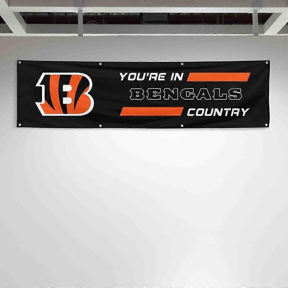 Cincinnati fodboldflagbanner HF0830
