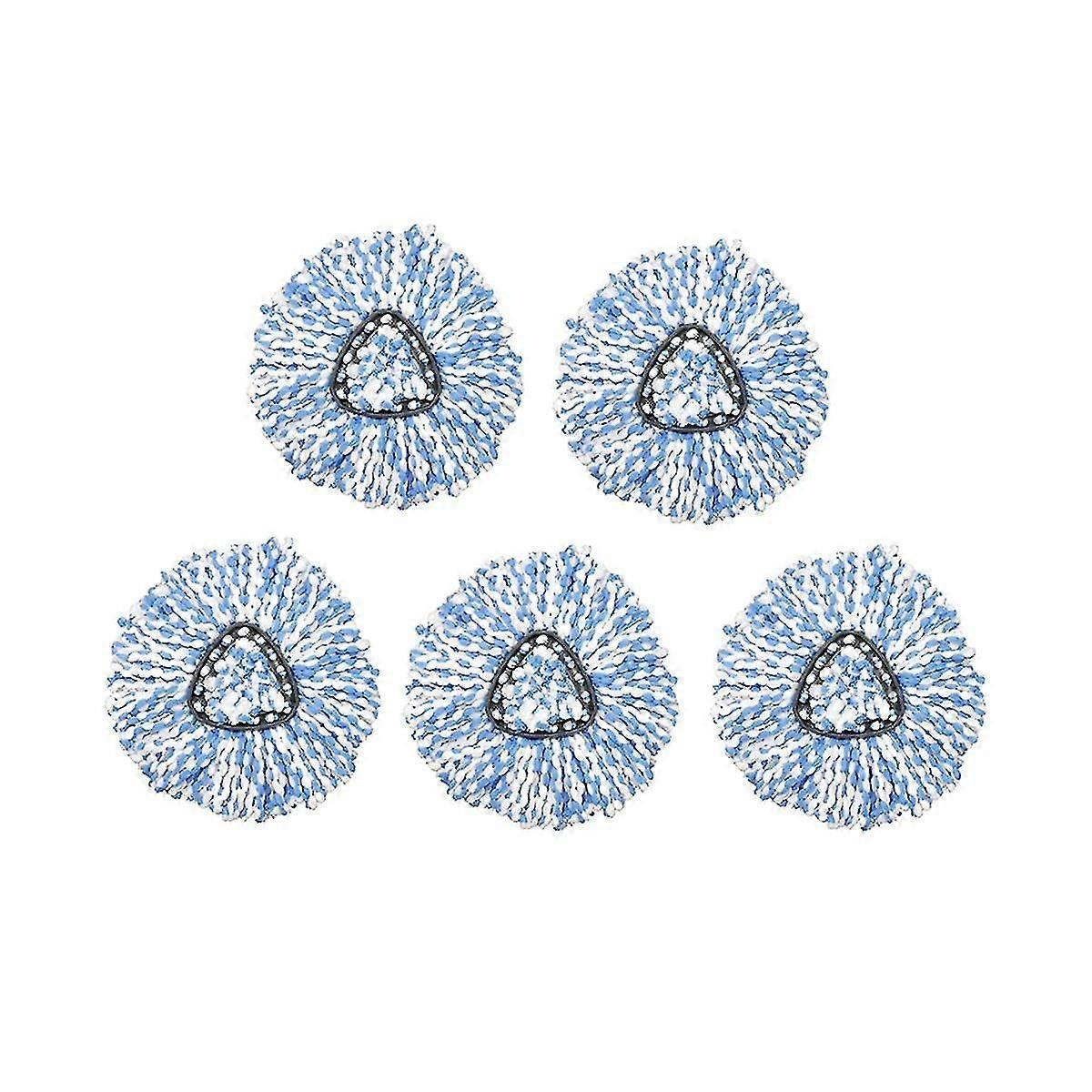 5pcs For O- Swivel Triangular Mop Microfiber Accessories Cleaning Replacement Mop Cloth
