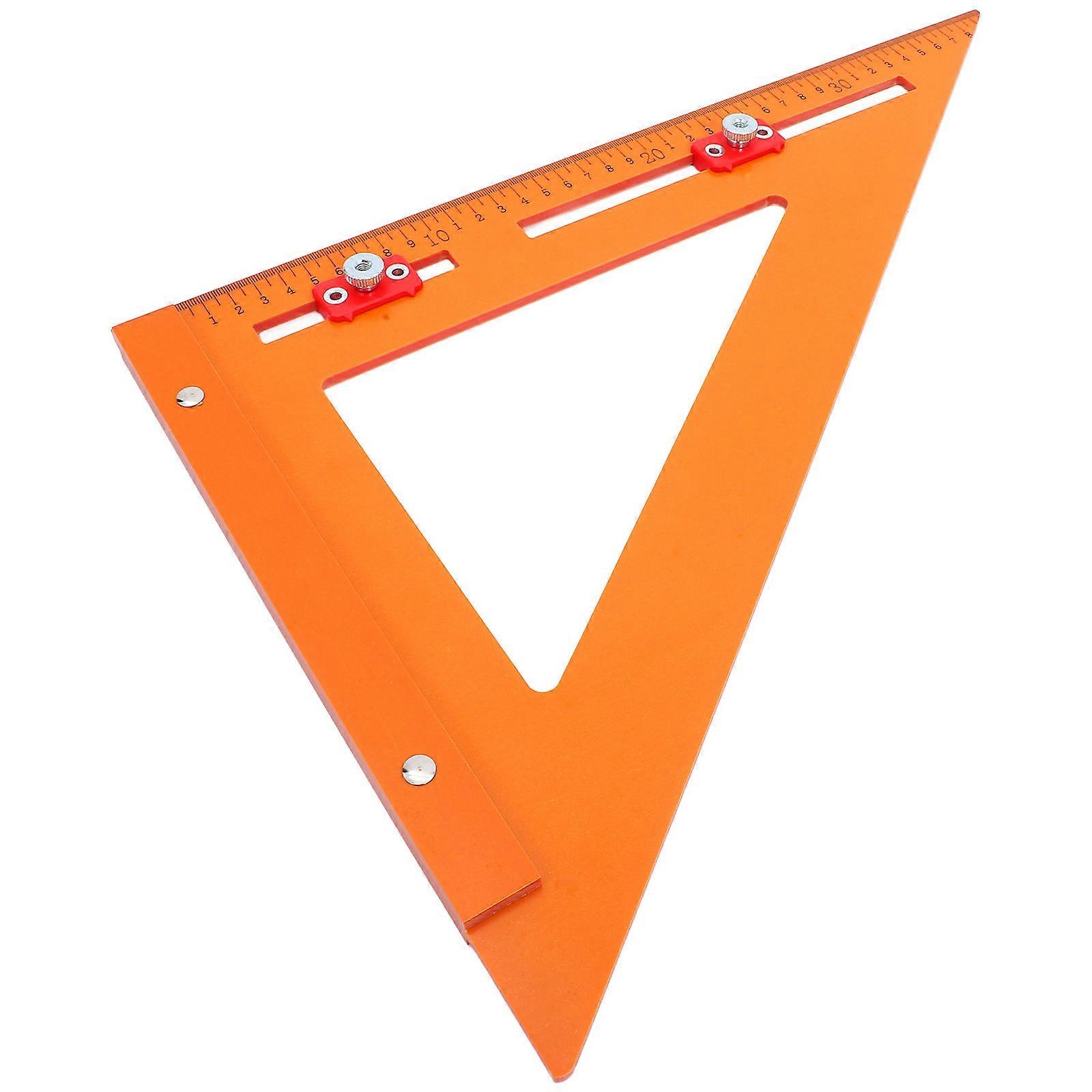 Woodworking Triangle Ruler Carpenter Tool for Precise Positioning 2Pcs