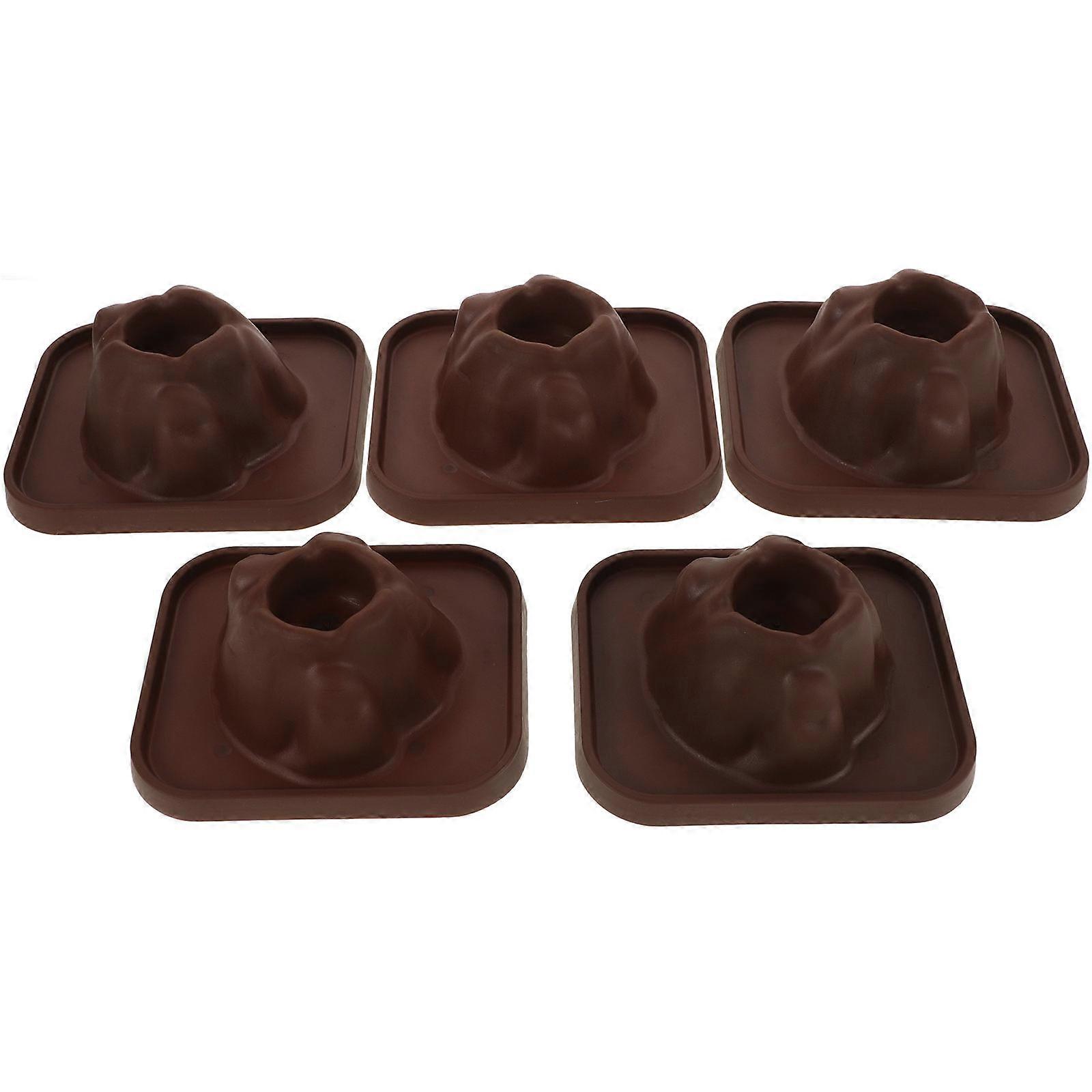 5pcs Volcanic Eruption Model Scientific Experiment Prop Volcano DIY Model