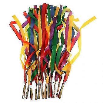 12 Pack Ribbon Dance Streamers for Kids Parties and Events Hwy