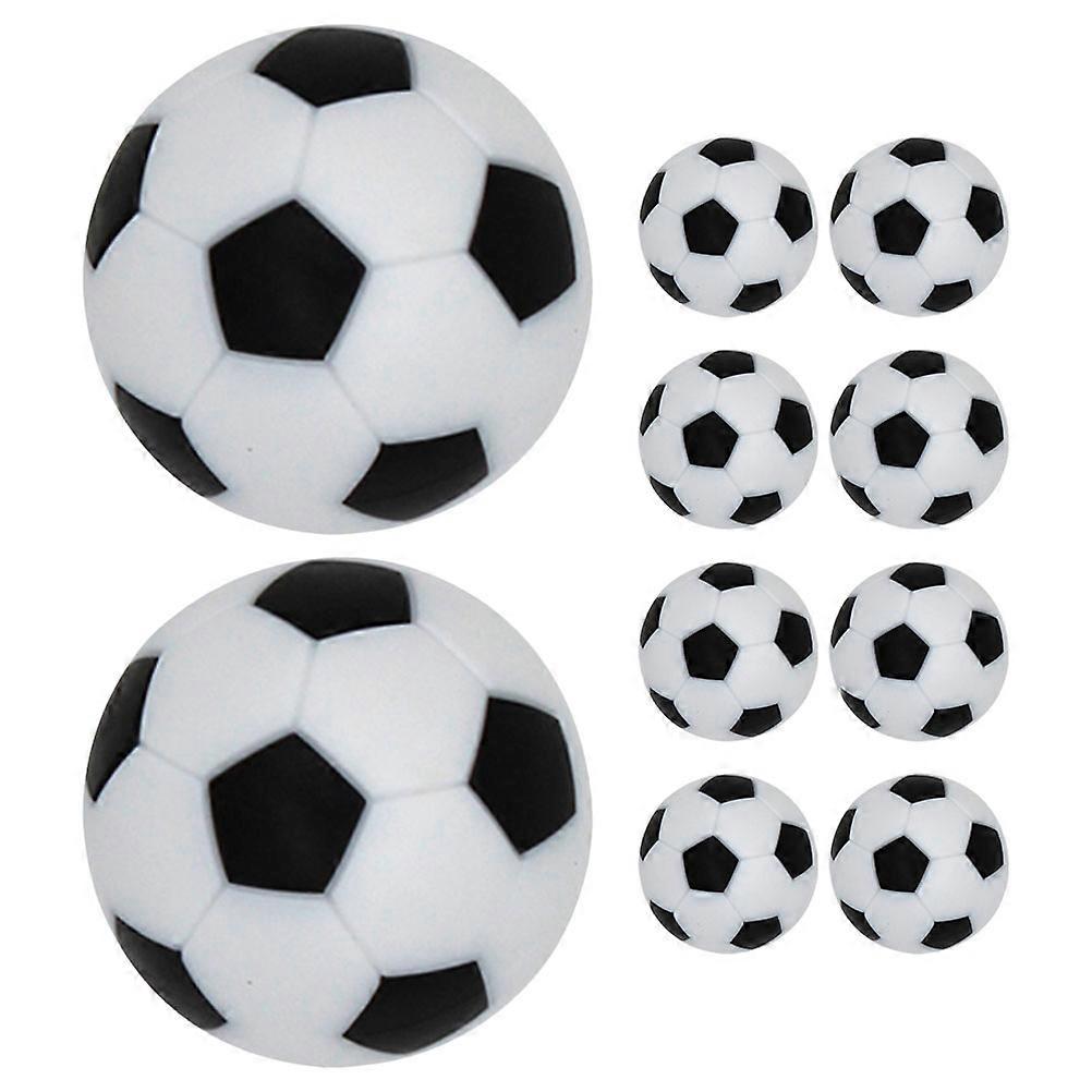 Table Soccer Balls 10Pcs Mini for Foosball Game Replacement Set