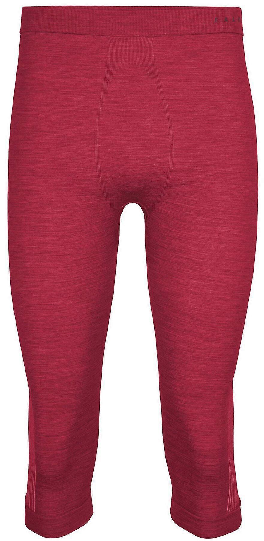 Falke Wool Tech Light 3/4 Tights - Ruby Red