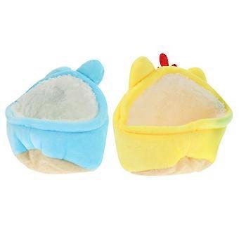 Huisdier Warm Huisje Kleine Hamster Schuilplaats die Warmte Levert 2 stuks