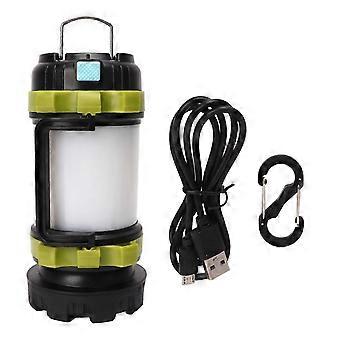 Lanterna de acampamento, luz de emergência, super brilhante, carregamento USB, 3500mAh, compatível com trilhas e atividades ao ar livre.