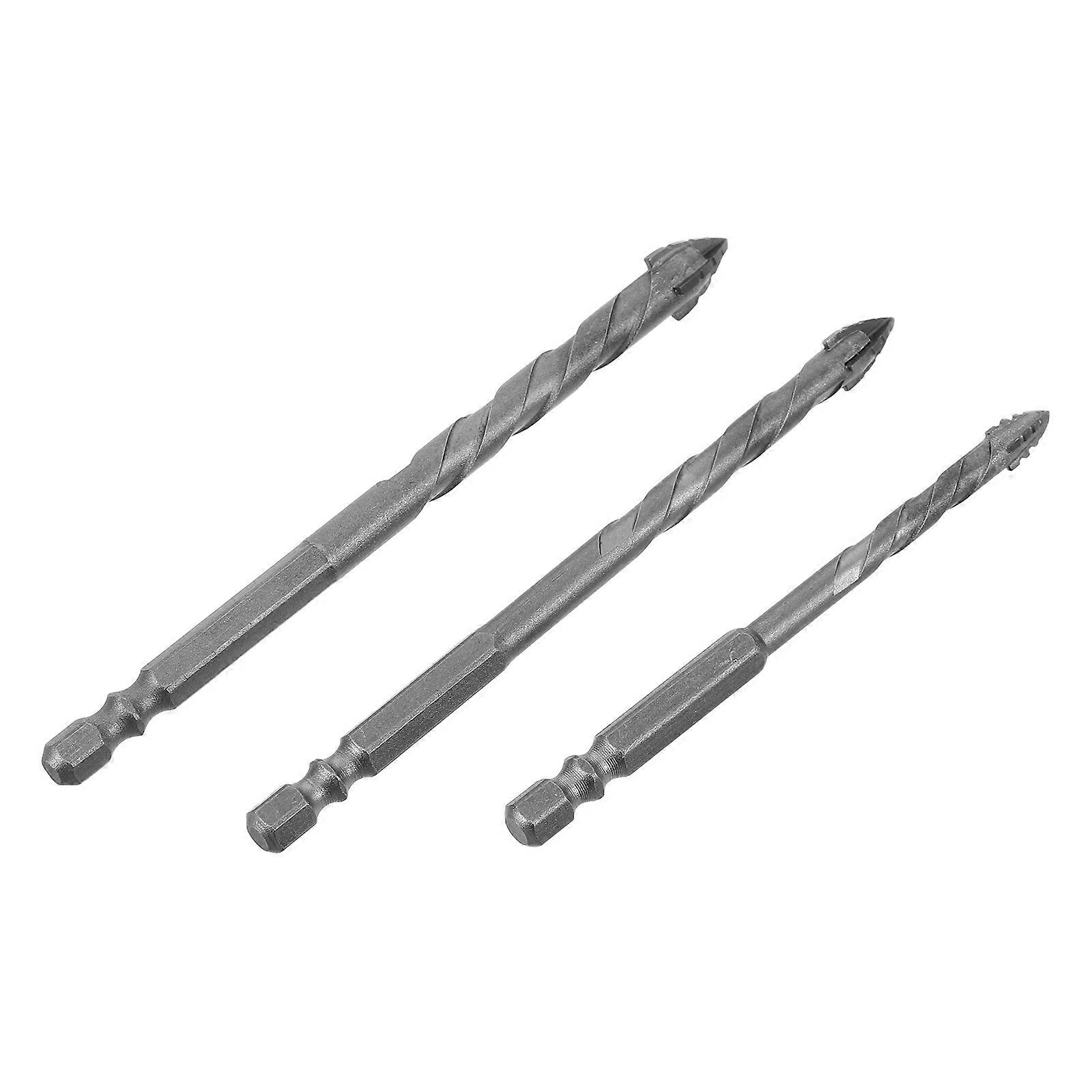 Four Offset Drill Bit Set for Drilling 3Pcs Precision Metal Drill Bits for Concrete