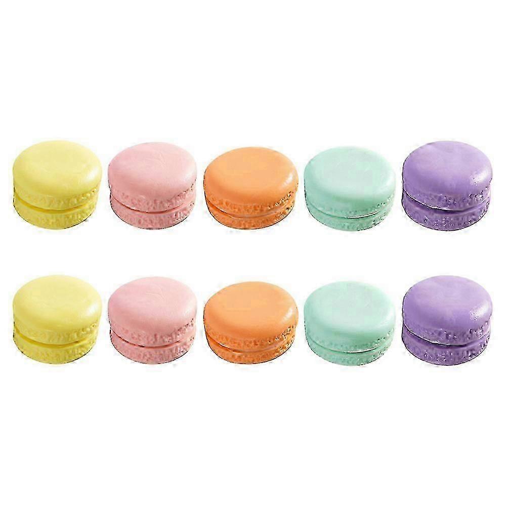 Fake Macaron 10Pcs Artificial Macaron Models for Decor and Display