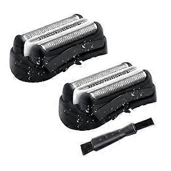 2stk 32B barberhoved udskiftning til Braun 32B Series 3 301S 310S 320S 330S 340S 360S 380S 3000S 3020S 3040S 3080S