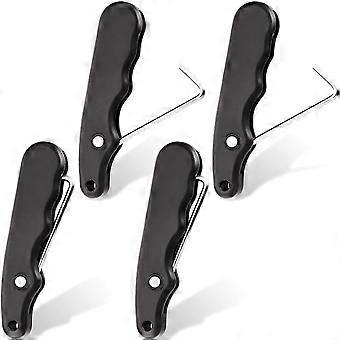 4Pcs Folding Shoe Lace Puller,Portable Lace Tightener Tool,Skate Lace Tightener for Ice Skates Skat