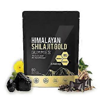 Géis e gomas nutricionais - Shilajit Gold do Himalaia, 60 unidades, com gengibre e muesli preto Y_ynag2