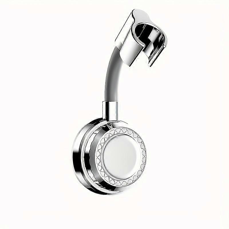 Universal Shower Head Holder Wall Mounted Suction Cup Bracket Multi Angle Adjustable Fixed Base Bathroom Accessories