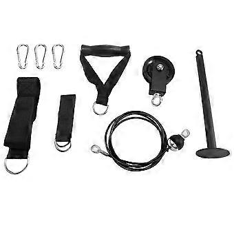 DIY Fitness Pulley Cable Set Trainer Arm Biceps Triceps Strength Trainning Attachment Gym Workout Eq