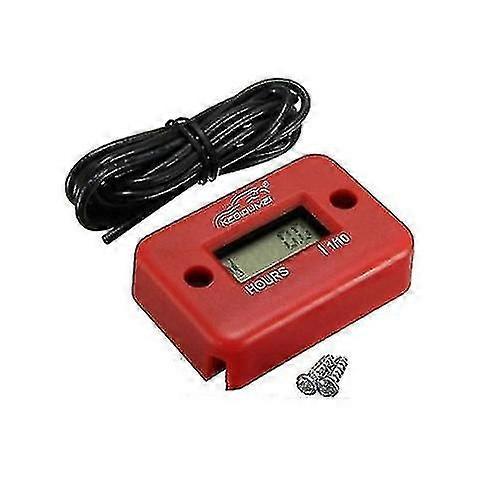 Motorcycle Timer Lcd Digital Display Engine Gasoline Maintenance And Repair Induction Timer Waterproof